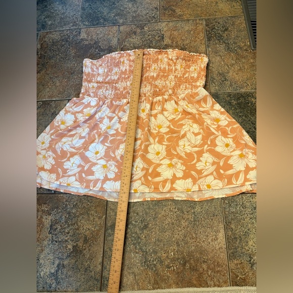 Torrid slub smocked floral tube top babydoll size 3X plus size - Picture 3 of 9